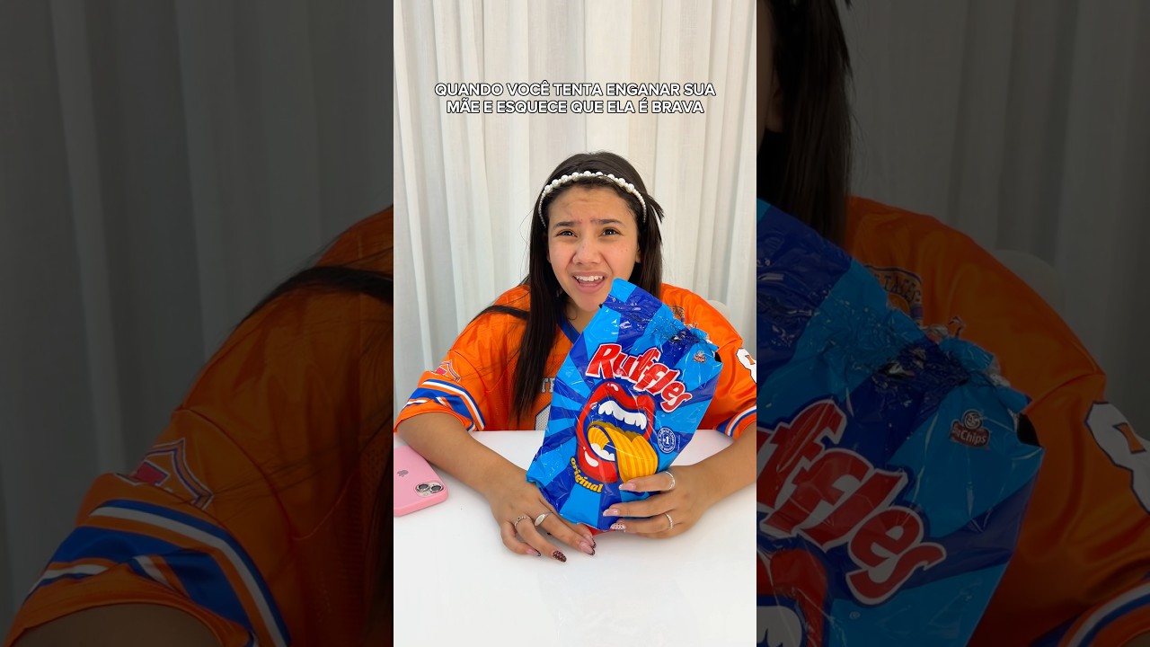NÃO FOI UMA BOA IDEIA FAZER ISSO COM A MÃE!! DEU MUITO ERRADO NO FINAL KKKK #reação #sobrinha