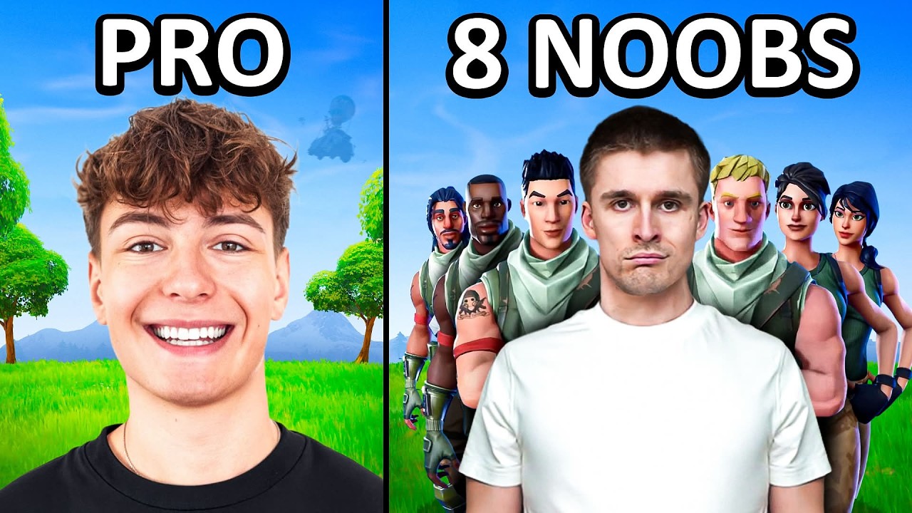 How many average gamers does it take to beat a Fortnite pro?