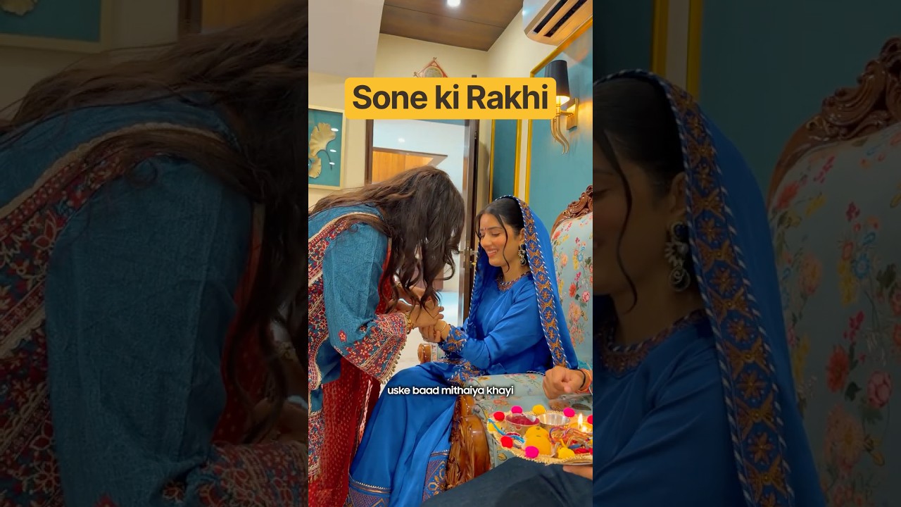 Nanad Ne Bandhi Sone Ki Rakhi 😍 #neetubisht #lakhneet #trending #rakshabandhan