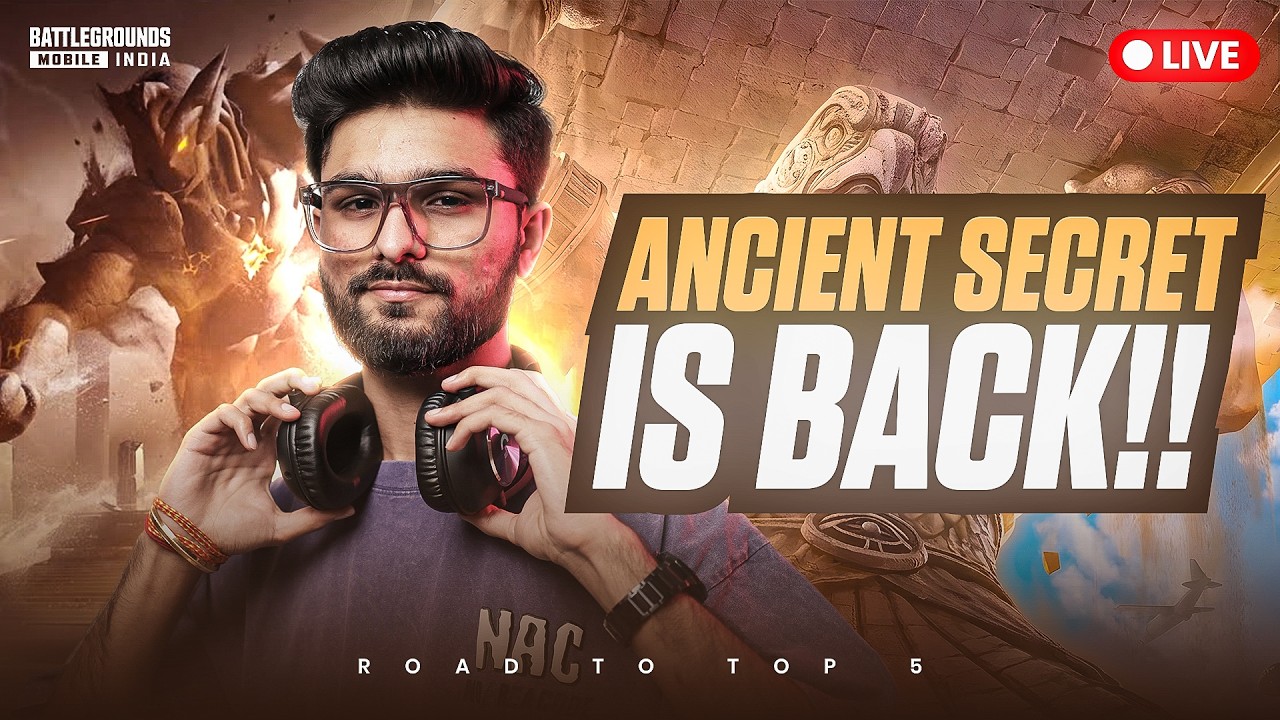 OLD ANCIENT SECRET MODE IS BACK | CONQUEROR RANK PUSH TO #1 | BGMI LIVE #iQOO #iQOO15R