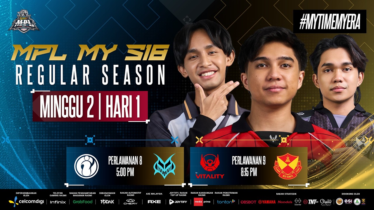 LIVE | [BM] MPL MY Season 18 Minggu 2 Hari 1